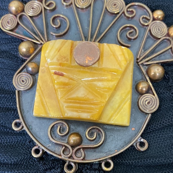 Vintage Pharaon. Rear Amber Necklace. - Picture 2 of 3